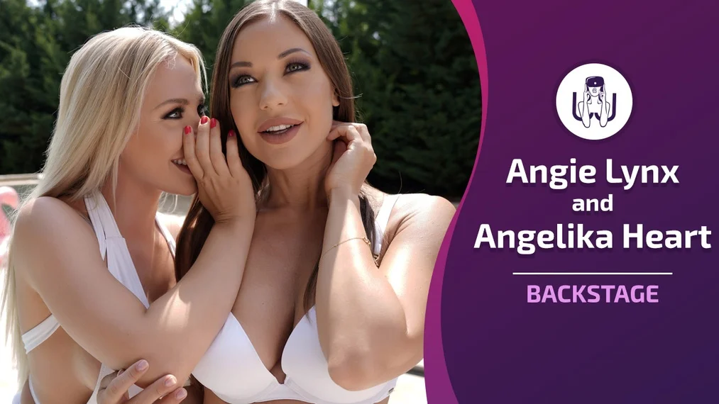 Backstage with Angie Lynx and Angelica Heart
